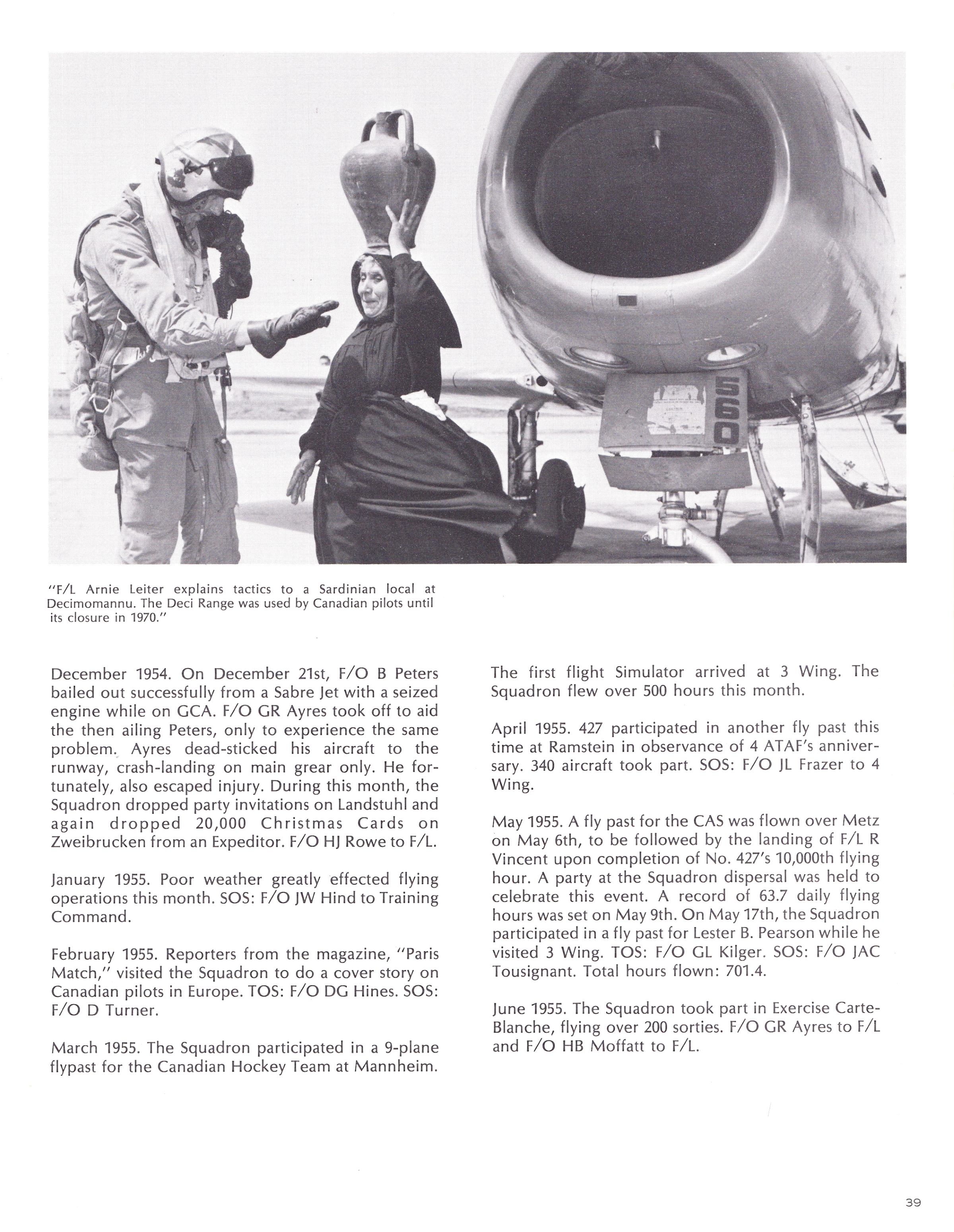 Squadron Sabre diary 1952-1957