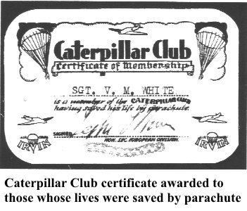 Caterpillar Club card