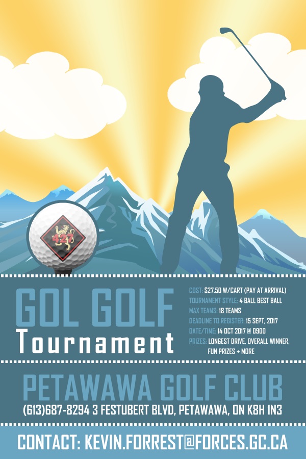 GoL golf poster